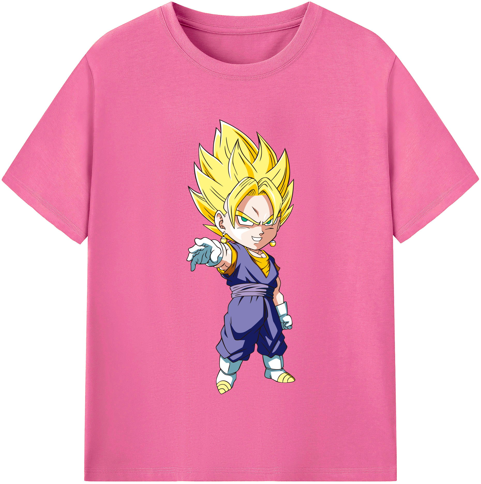 （画像用） ドラゴンボール ベジット DRAGON BALL Vegetto レディースカジュアルプリントTシャツ（綿100％）